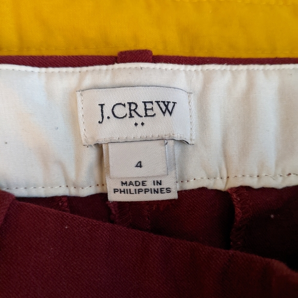J. Crew Scalloped Hem Ankle Pants - Picture 3 of 4